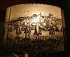 Ahgupuk lamp shade featuring Eskimo dancers and drummers