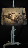 Ahgupuk lamp shade polar bear scene