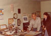 George Ahgupuk working at his desk