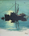 Henne Goodale Kodiak Bay fishing boat scene