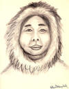 Mayokok original Eskimo man potrait